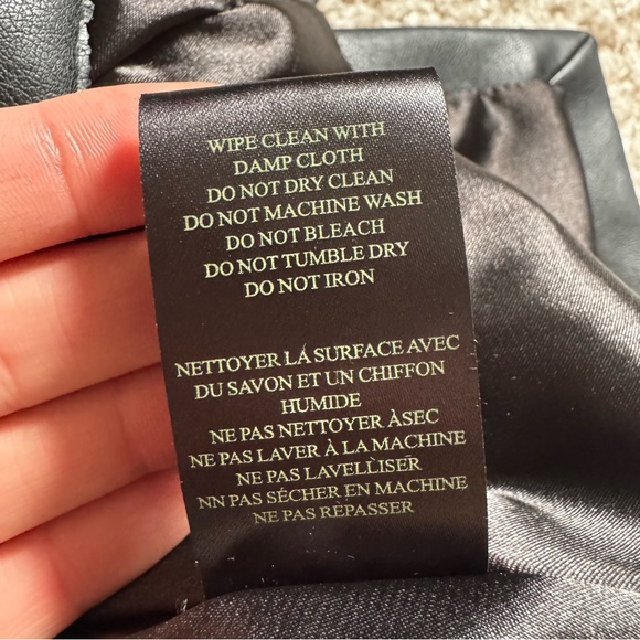 BlankNYC Faux Leather Miniskirt – Black, Size 2 aka 26” Waist, Edgy & Chic Style - Picture 9 of 15